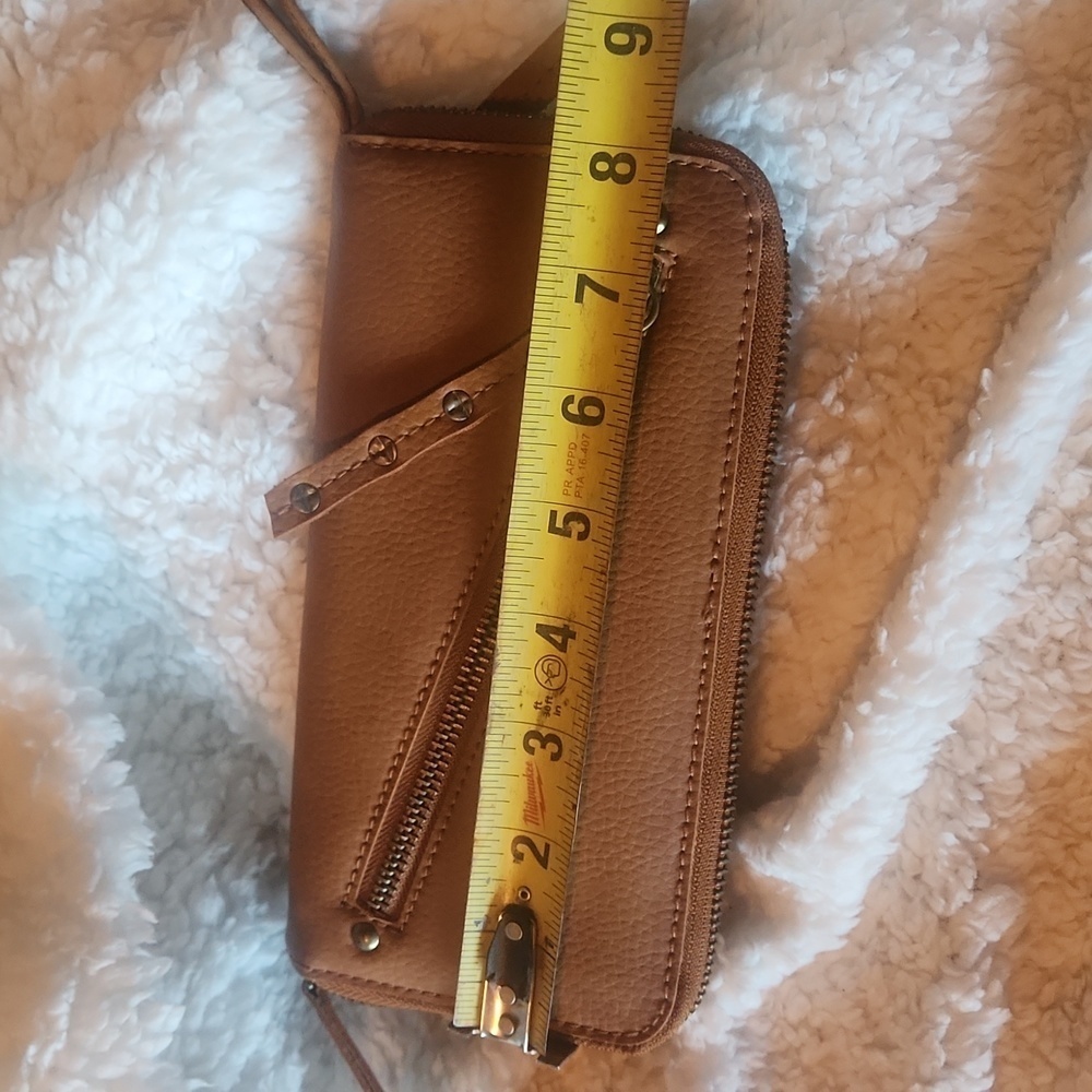 Free People Distressed Vegan Wallet Boho Preloved EUC - Picture 12 of 15